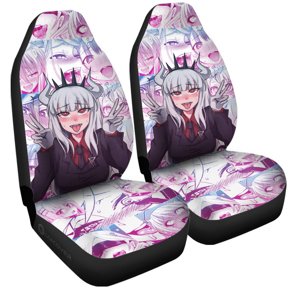 Sexy Lucifer Face Ahegeo Car Seat Covers Custom Car Interior Accessories - Gearcarcover - 3