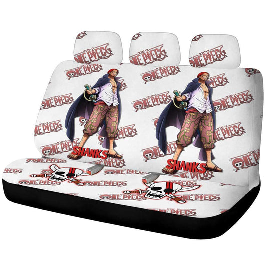 Shanks Car Back Seat Cover Custom One Piece Anime - Gearcarcover - 1