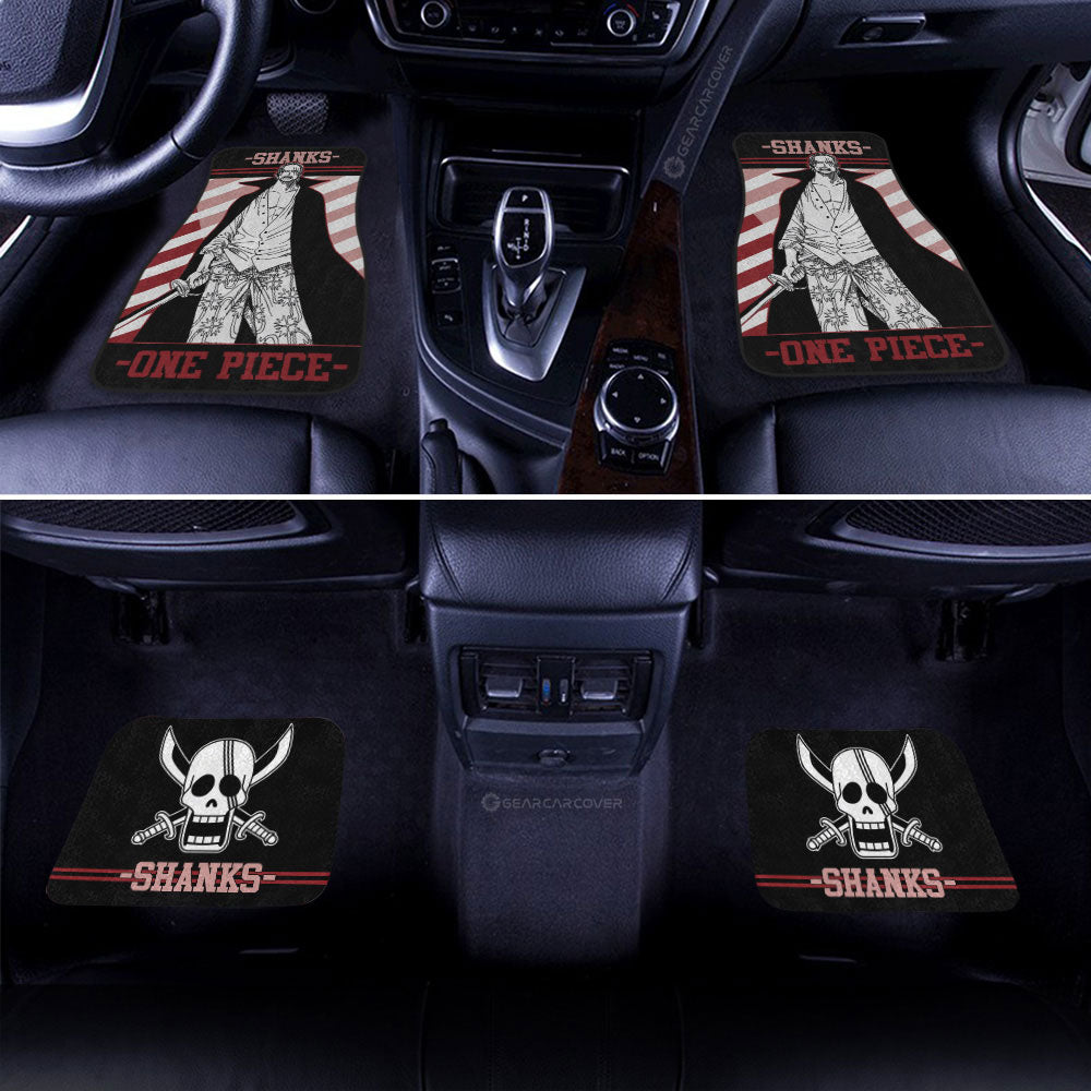 Shanks Car Floor Mats Custom One Piece Anime Car Accessories - Gearcarcover - 2