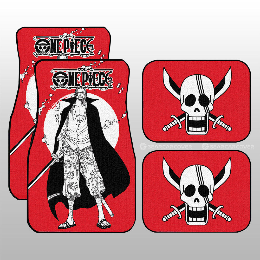 Shanks Car Floor Mats Custom One Piece Anime Car Accessories - Gearcarcover - 3