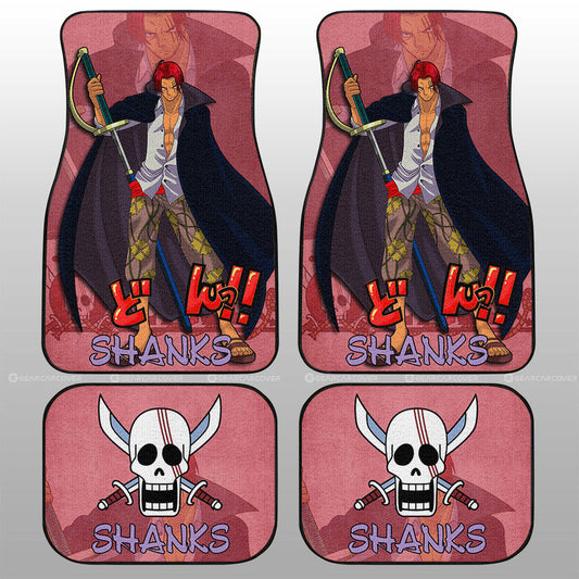 Shanks Car Floor Mats Custom One Piece Anime Car Accessories - Gearcarcover - 1