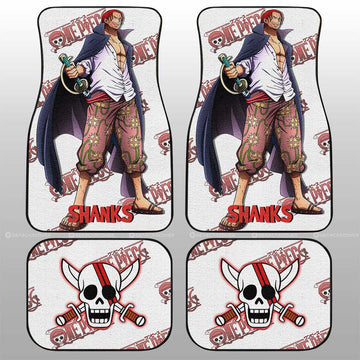 Shanks Car Floor Mats Custom One Piece Anime - Gearcarcover - 1