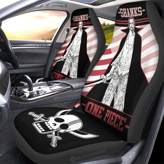 Shanks Car Seat Covers Custom One Piece Anime Car Accessories - Gearcarcover - 1