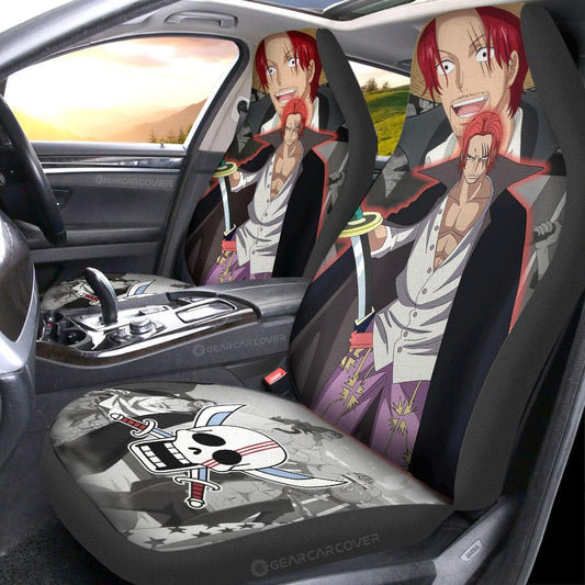 Shanks Car Seat Covers Custom One Piece Anime Car Accessories - Gearcarcover - 2