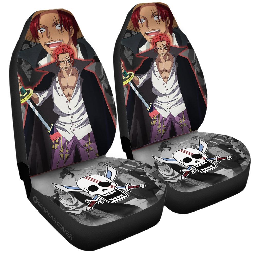 Shanks Car Seat Covers Custom One Piece Anime Car Accessories - Gearcarcover - 3