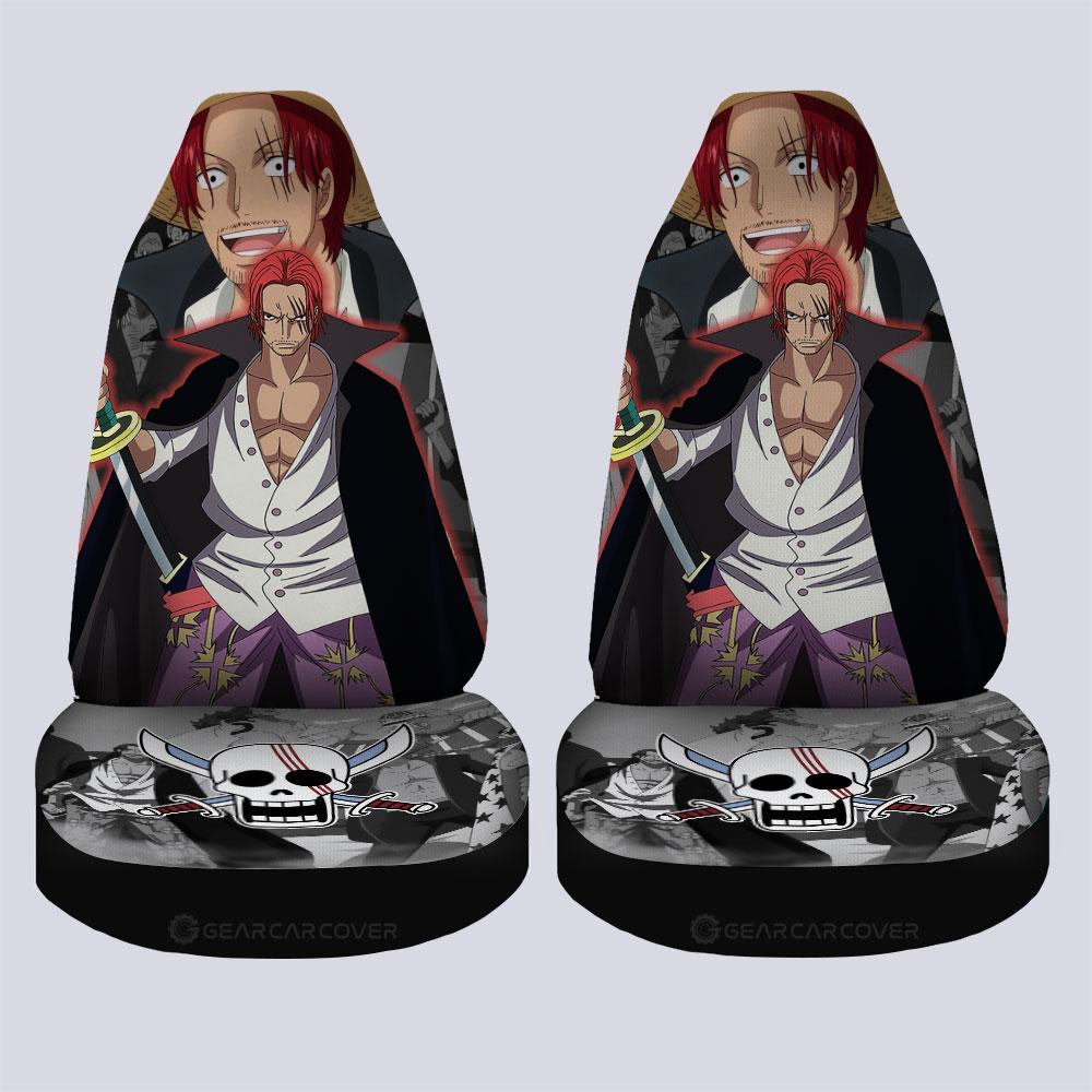 Shanks Car Seat Covers Custom One Piece Anime Car Accessories - Gearcarcover - 4