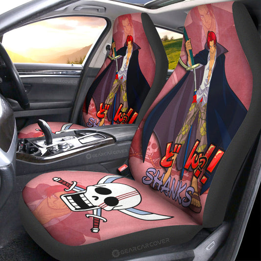 Shanks Car Seat Covers Custom One Piece Anime Car Accessories - Gearcarcover - 2