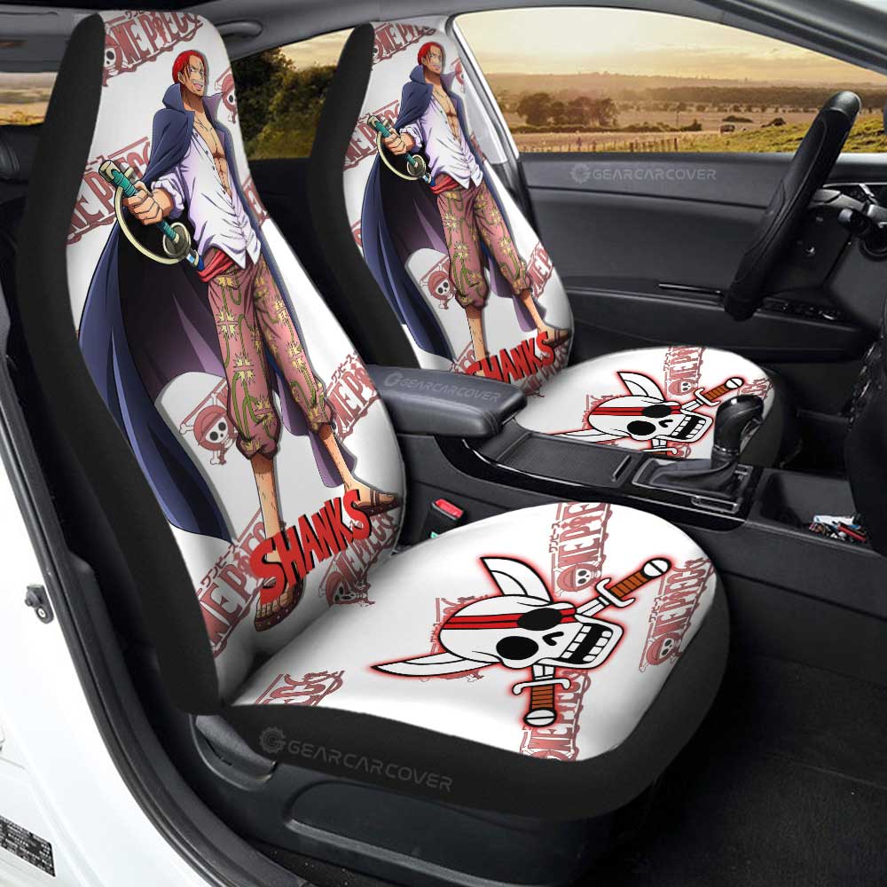 Shanks Car Seat Covers Custom One Piece Anime - Gearcarcover - 1