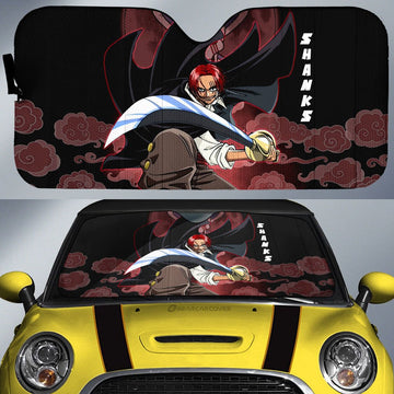 Shanks Car Sunshade Custom For One Piece Anime Fans - Gearcarcover - 1
