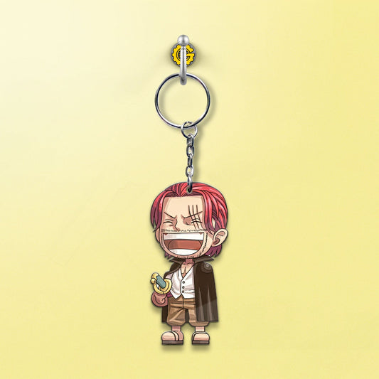 Shanks Keychains Custom One Piece Anime Car Accessories - Gearcarcover - 2