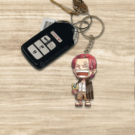 Shanks Keychains Custom One Piece Anime Car Accessories - Gearcarcover - 1