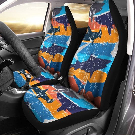 Shark Car Seat Covers Custom Car Accessories Gift Idea - Gearcarcover - 1