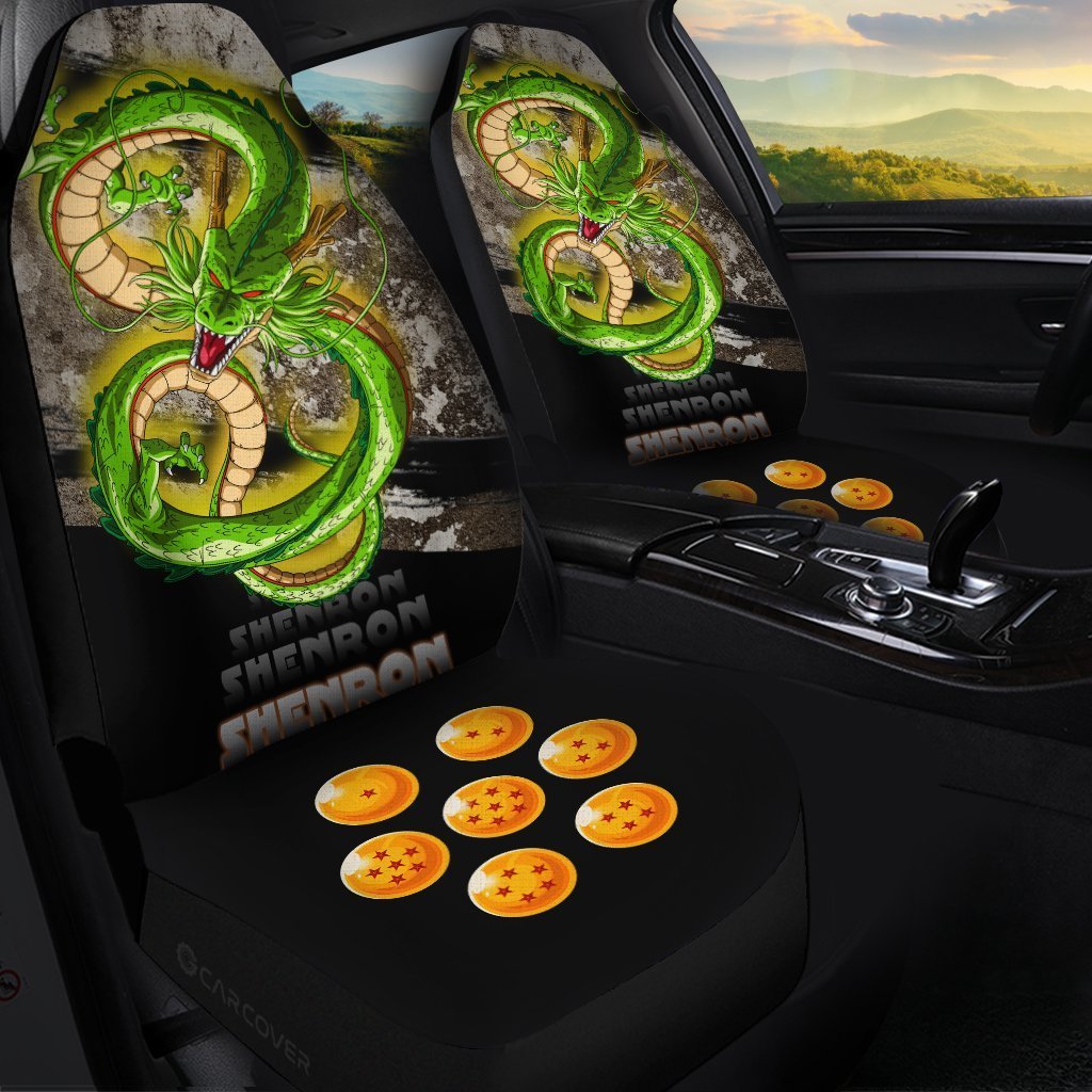 Sheron Car Seat Covers Custom Anime Dragon Ball Car Interior Accessories - Gearcarcover - 1