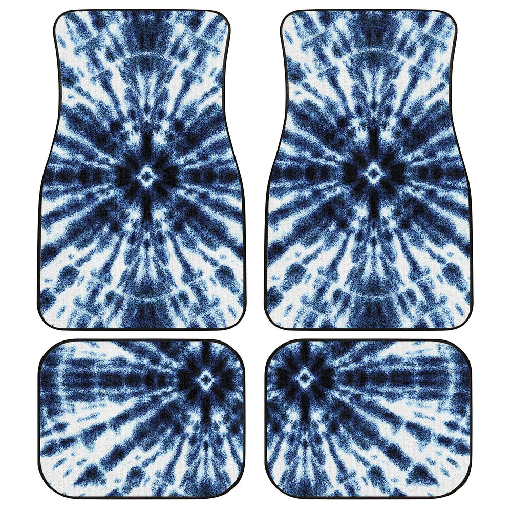 Shibori Tie Dye Car Floor Mats Custom Hippie Car Accessories Gifts - Gearcarcover - 1