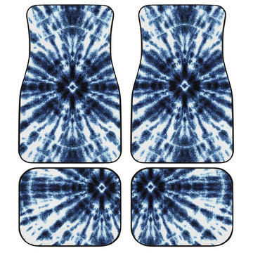 Shibori Tie Dye Car Floor Mats Custom Hippie Car Accessories Gifts - Gearcarcover - 1