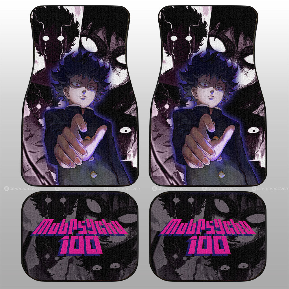 Shigeo Kageyama Car Floor Mats Custom Mob Psycho 100 Anime Car Interior Accessories - Gearcarcover - 1