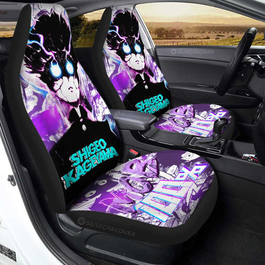 Shigeo Kageyama Car Seat Covers Custom Anime Mob Pyscho 100 - Gearcarcover - 1