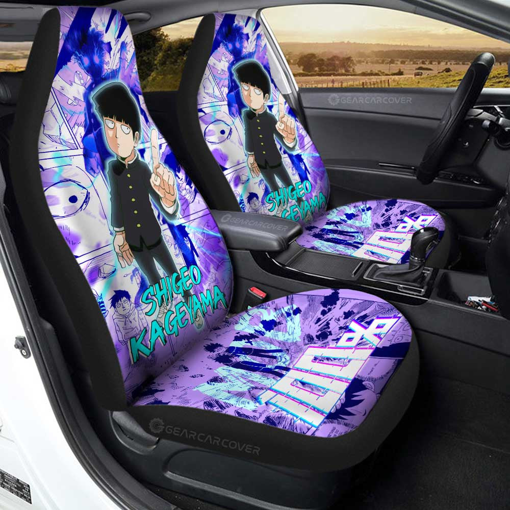 Shigeo Kageyama Car Seat Covers Custom Mob Pyscho 100 Anime - Gearcarcover - 1