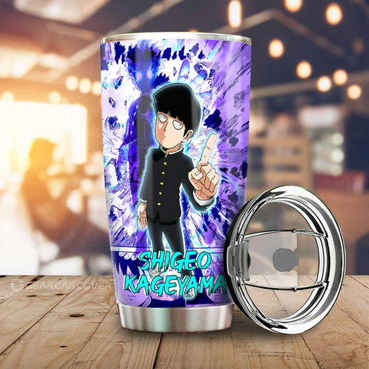Shigeo Kageyama Tumbler Cup Custom Mob Pyscho 100 Anime - Gearcarcover - 1