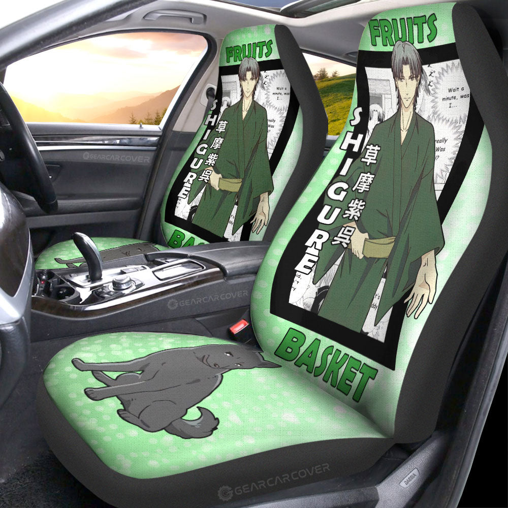 Shigure Sohma Car Seat Covers Custom Fruits Basket Anime Car Accessories - Gearcarcover - 4