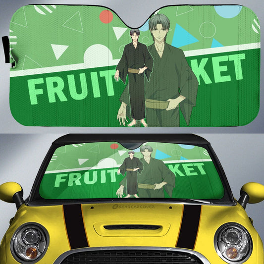 Shigure Sohma Car Sunshade Custom Fruit Basket Anime Car Accessories - Gearcarcover - 1