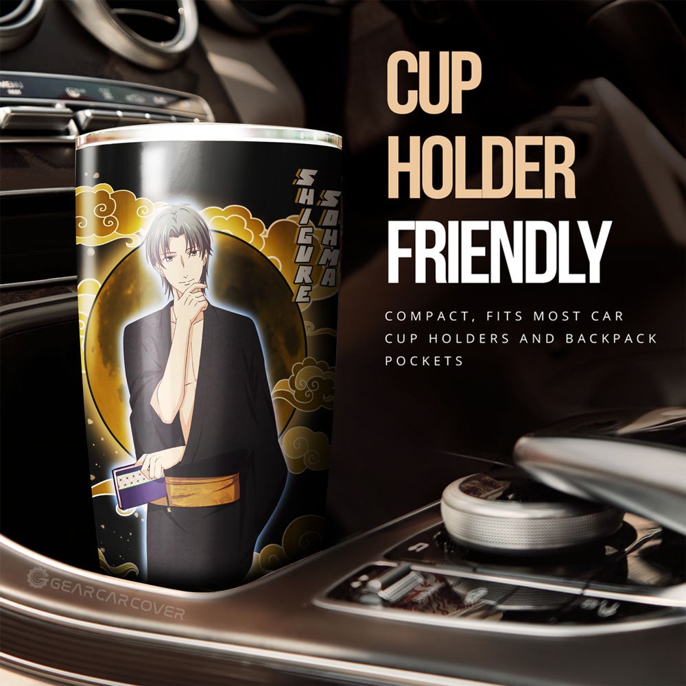 Shigure Sohma Tumbler Cup Custom Fruit Basket Anime Car Accessories - Gearcarcover - 2