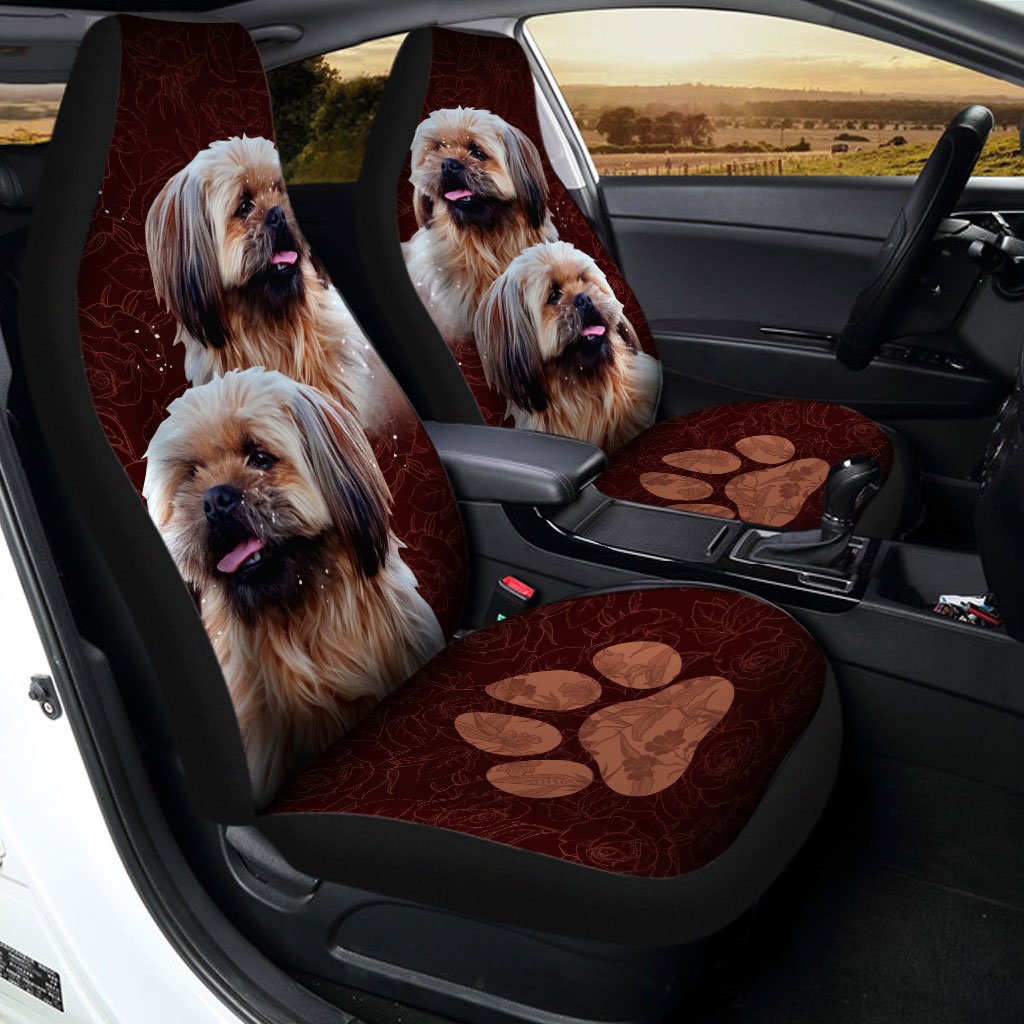 Shih Tzu Car Seat Covers Custom Car Accessories For Dog Lovers - Gearcarcover - 1