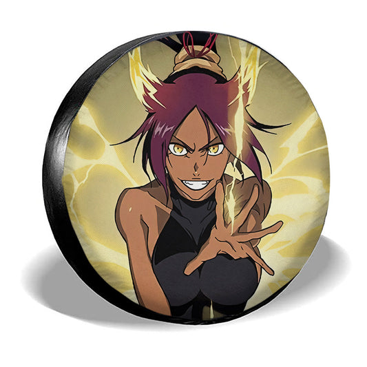 Shihouin Yoruichi Spare Tire Covers Custom Bleach Anime Car Accessories - Gearcarcover - 2