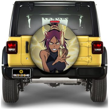 Shihouin Yoruichi Spare Tire Covers Custom Bleach Anime Car Accessories - Gearcarcover - 1