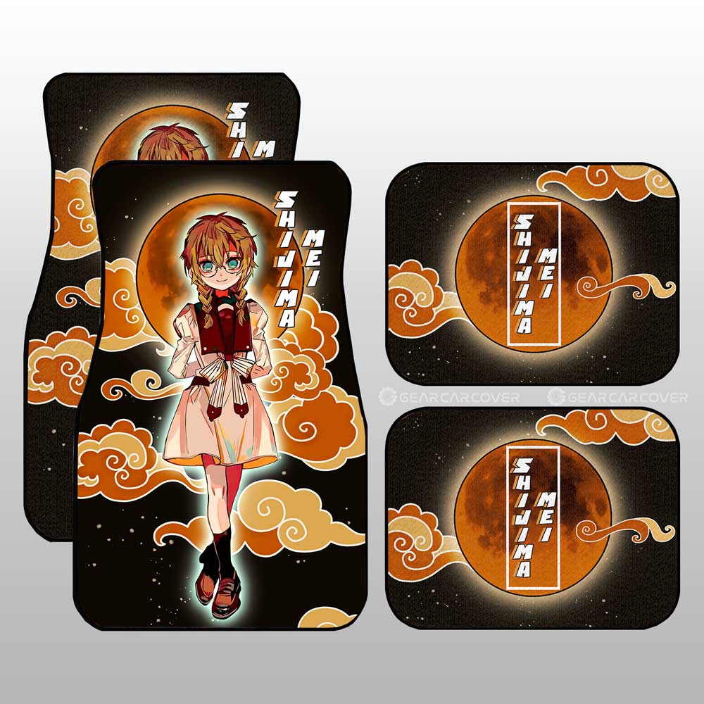 Shijima Mei Car Floor Mats Custom Toilet-Bound Hanako-kun Anime - Gearcarcover - 1