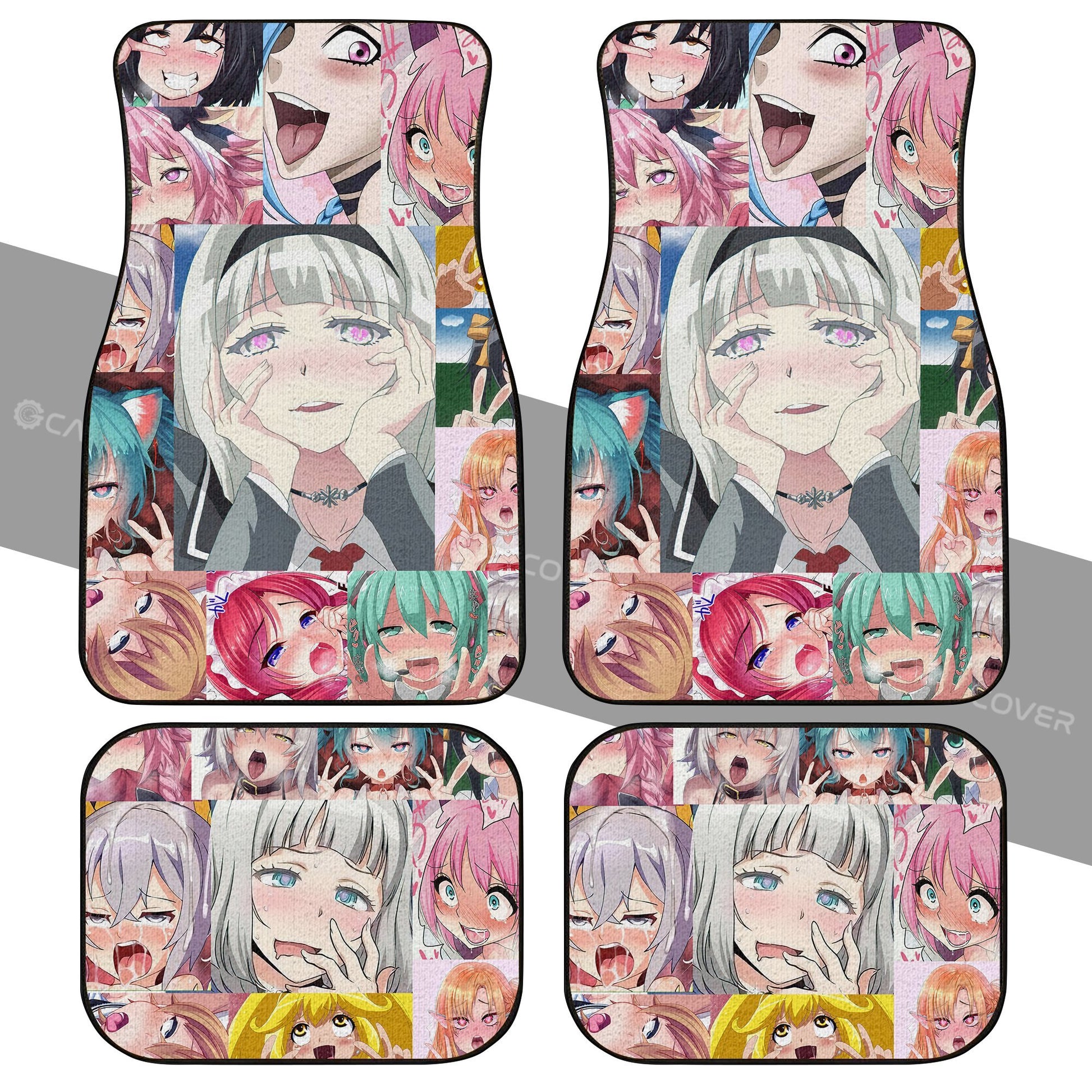 Shimoneta Anna Nishikinomiya Car Floor Mats Custom Car Interior Accessories - Gearcarcover - 2