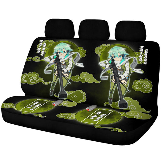 Shino Asada Car Back Seat Covers Custom Sword Art Online Anime Car Accessories - Gearcarcover - 1