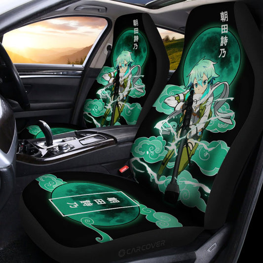 Shino Asada Car Seat Covers Custom Sword Art Online Anime Car Accessories - Gearcarcover - 2