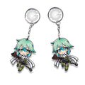 Shino Asada Keychain Custom Sword Art Online Anime Car Accessories - Gearcarcover - 3