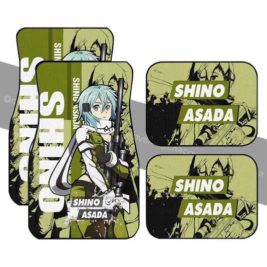 Shino Asada Sword Art Online Car Floor Mats Custom Anime Car Accessories - Gearcarcover - 1
