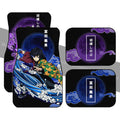 Shinobu And Giyuu Car Floor Mats Custom Demon Slayer Anime Car Interior Accessories - Gearcarcover - 2