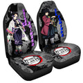 Shinobu And Giyuu Car Seat Covers Custom Demon Slayer Anime Mix Mangas - Gearcarcover - 3