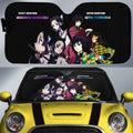 Shinobu And Giyuu Car Sunshade Custom Demon Slayer Anime - Gearcarcover - 1