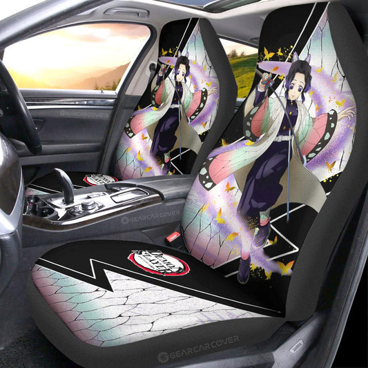 Shinobu Car Seat Covers Custom Demon Slayer Anime Car Accessories - Gearcarcover - 2