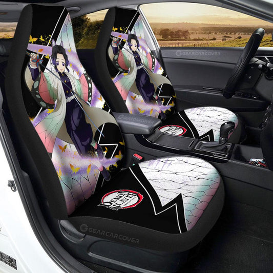 Shinobu Car Seat Covers Custom Demon Slayer Anime Car Accessories - Gearcarcover - 1