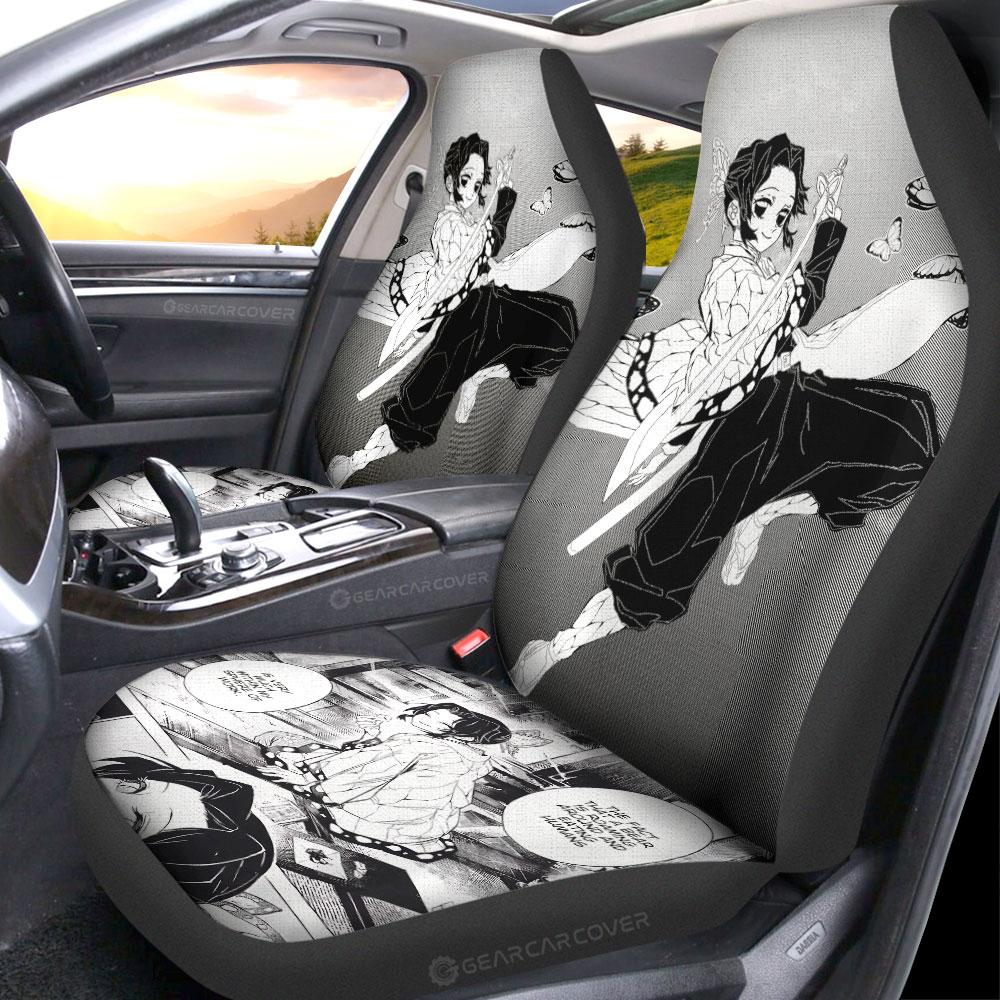 Shinobu Car Seat Covers Custom Kimetsu No Yaiba Manga Car Accessories - Gearcarcover - 2