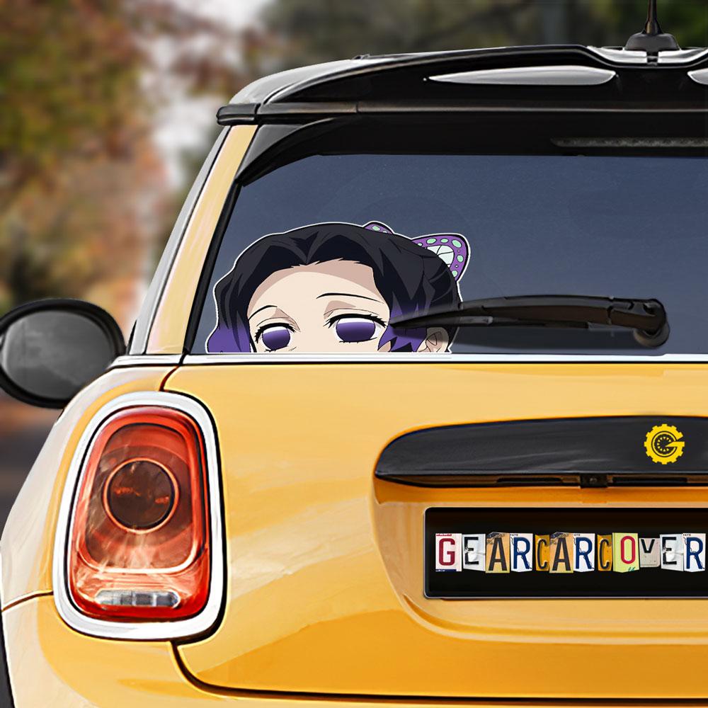Shinobu Car Sticker Custom Demon Slayer Anime Car Accessories - Gearcarcover - 1