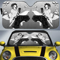 Shinobu Car Sunshade Custom Kimetsu No Yaiba Manga Car Accessories - Gearcarcover - 1