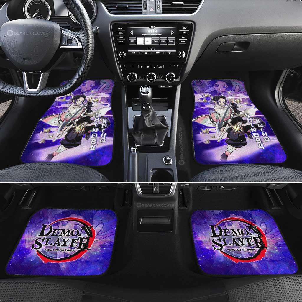 Shinobu Kocho Car Floor Mats Custom Characters Demon Slayer Car Accessories - Gearcarcover - 2