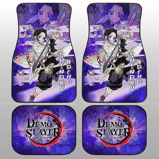 Shinobu Kocho Car Floor Mats Custom Characters Demon Slayer Car Accessories - Gearcarcover - 1