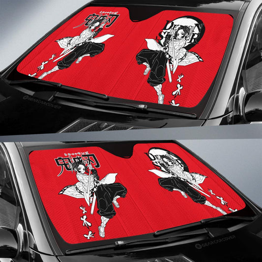 Shinobu Kocho Car Sunshade Custom Demon Slayer Anime Car Accessories Manga Style For Fans - Gearcarcover - 2