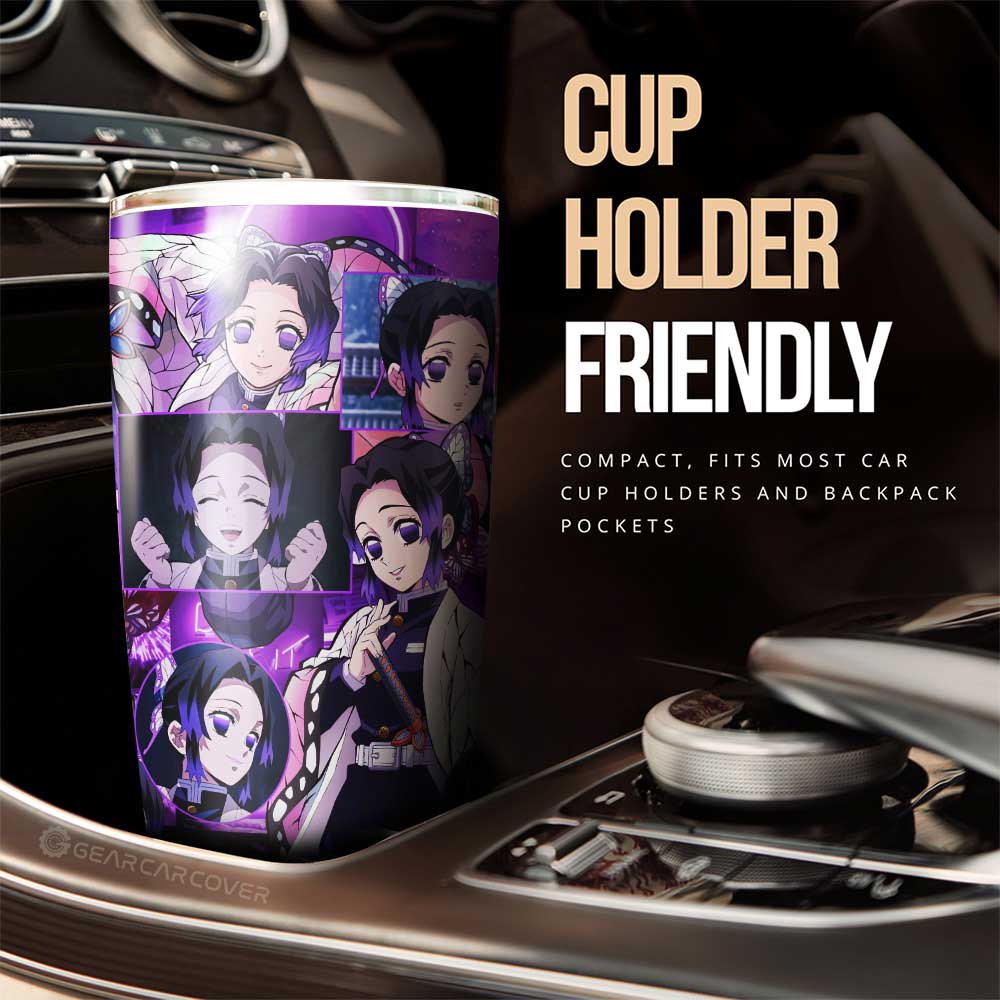 Shinobu Kocho Tumbler Cup Custom Demon Slayer Anime - Gearcarcover - 2