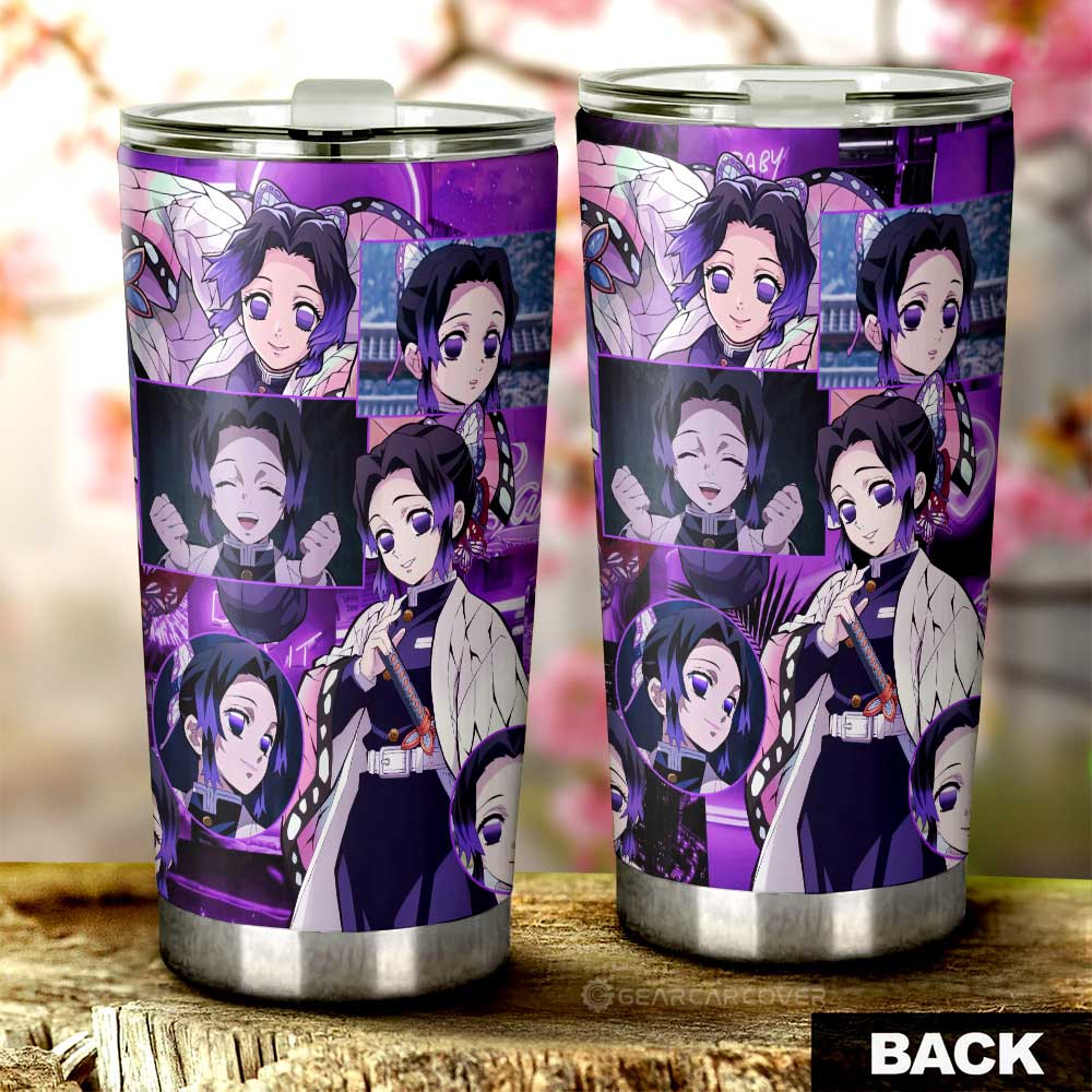 Shinobu Kocho Tumbler Cup Custom Demon Slayer Anime - Gearcarcover - 3