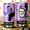 Shinobu Kocho Tumbler Cup Custom Demon Slayer Car Accessories Manga Style - Gearcarcover - 3