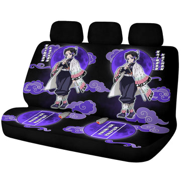 Shinobu Kochou Car Back Seat Covers Custom Demon Slayer For Anime Fans - Gearcarcover - 1